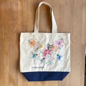 Sold ⚡️ Butchart Gardens Victoria Canada Tote Bag with Humming Birds Butterflies